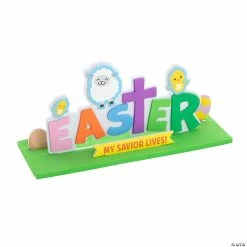 Coupon 🤩 3D Easter Stand-Up with Cross Craft Kit - Makes 12 🎉