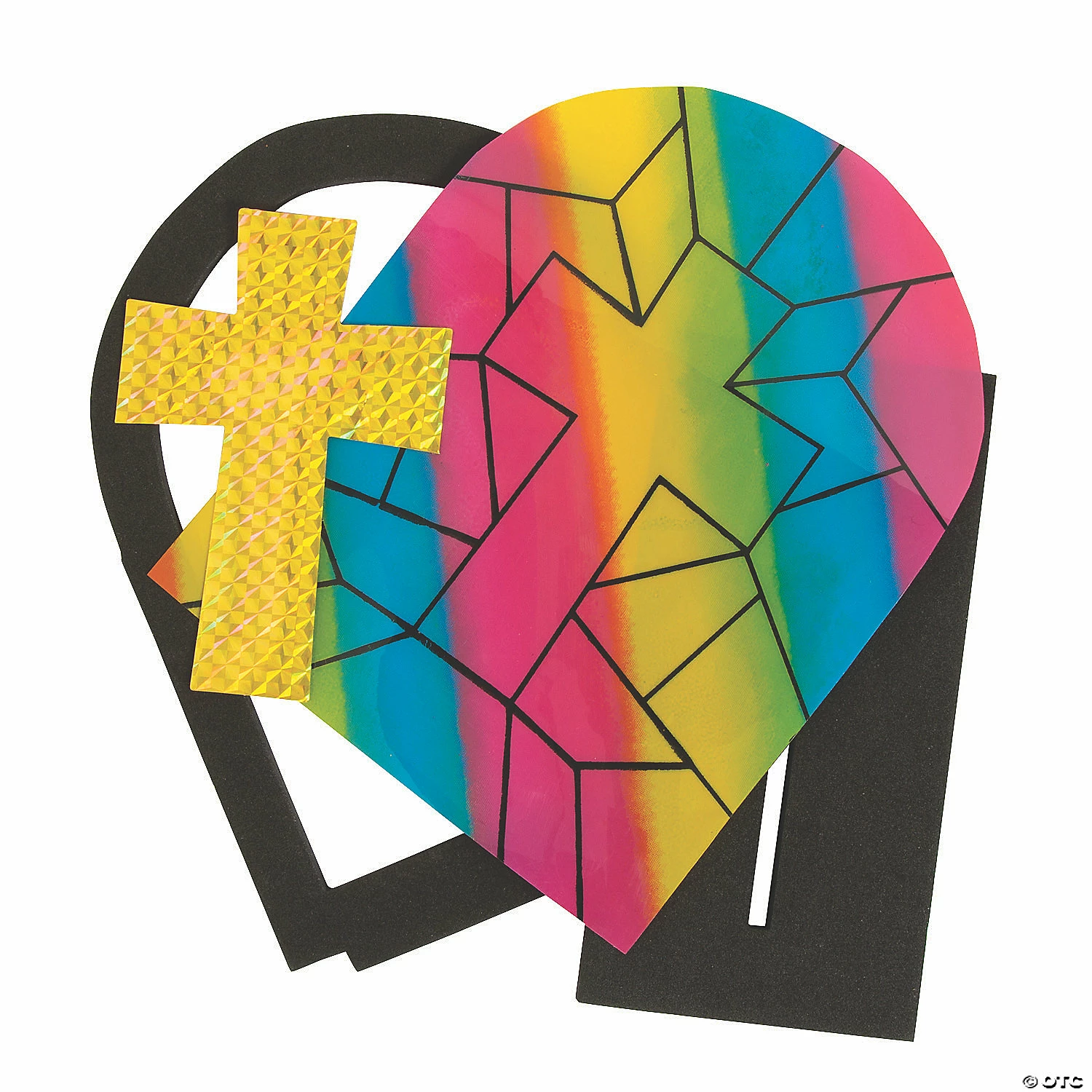 Promo ๐ 3D Stained Glass Window Craft Kit - Makes 12 โญ - Image 2