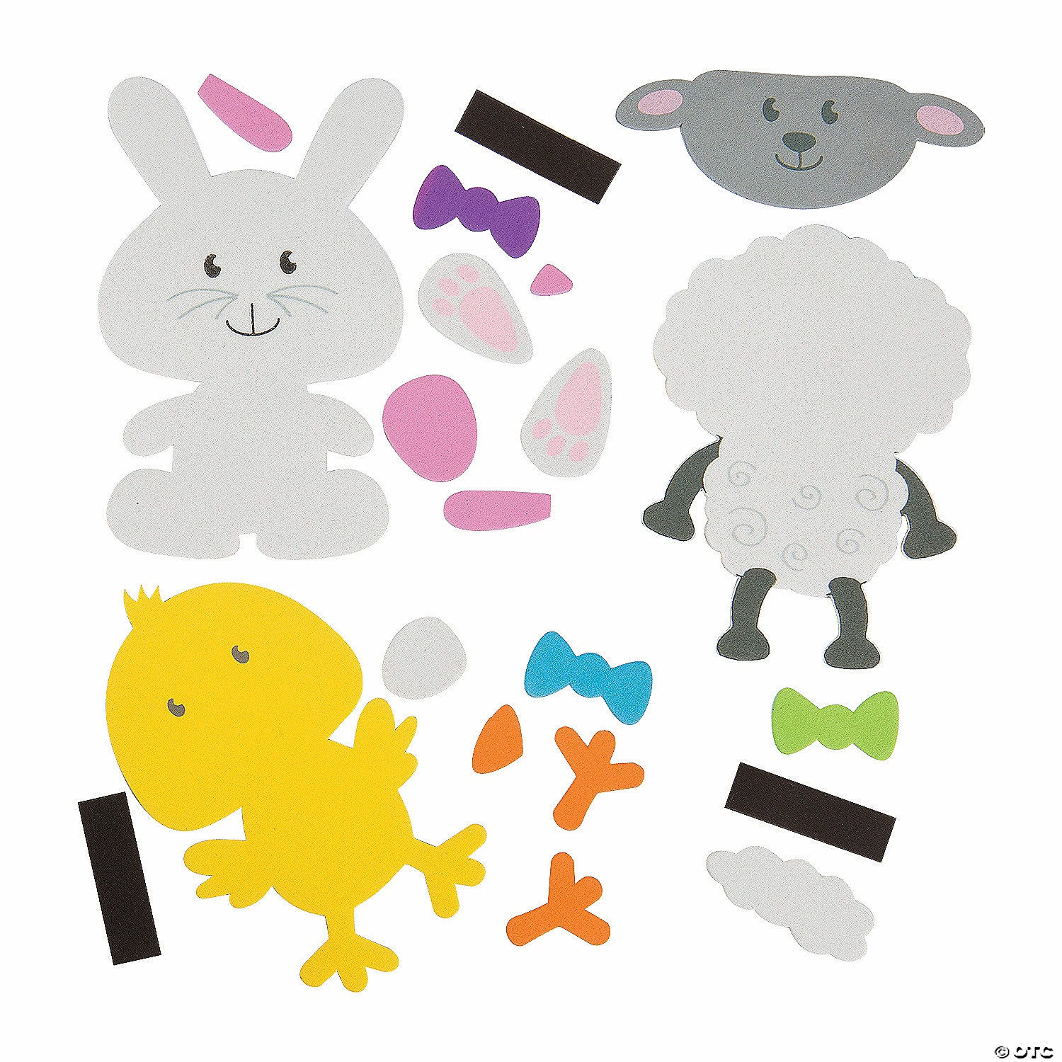 Wholesale ๐ Big Head Easter Magnet Craft Kit - Makes 12 ๐งจ - Image 2