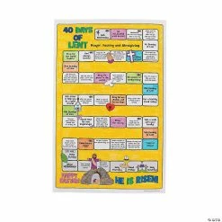 Flash Sale ๐ Color Your Own 40 Days of Lent Countdown Posters - 30 Pc. ๐