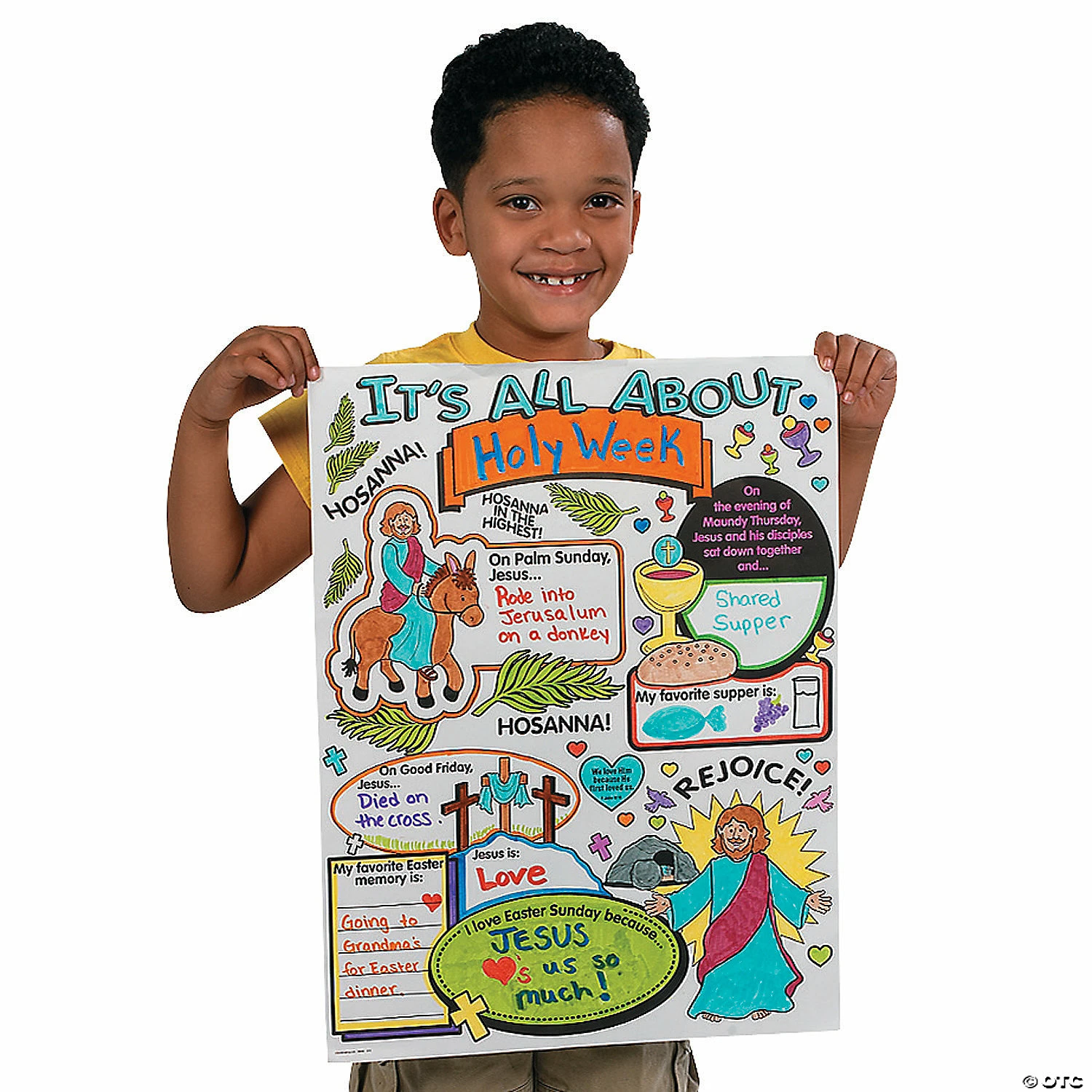 Best deal 😍 Color Your Own! “All About” Holy Week Posters - 30 Pc. ❤️ - Image 3