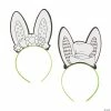 Promo 🔥 Color Your Own Bunny Ear Headbands - 12 Pc. 👍