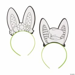 Promo ๐ฅ Color Your Own Bunny Ear Headbands - 12 Pc. ๐
