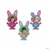 Promo 🔔 Color Your Own Easter Bunny Picture Frames - 12 Pc. ⌛