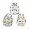 Hot Sale ⭐ Color Your Own Easter Egg Button Craft Kit – Makes 12 👍