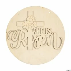 Discount π Color Your Own He is Risen Easter Door Sign π