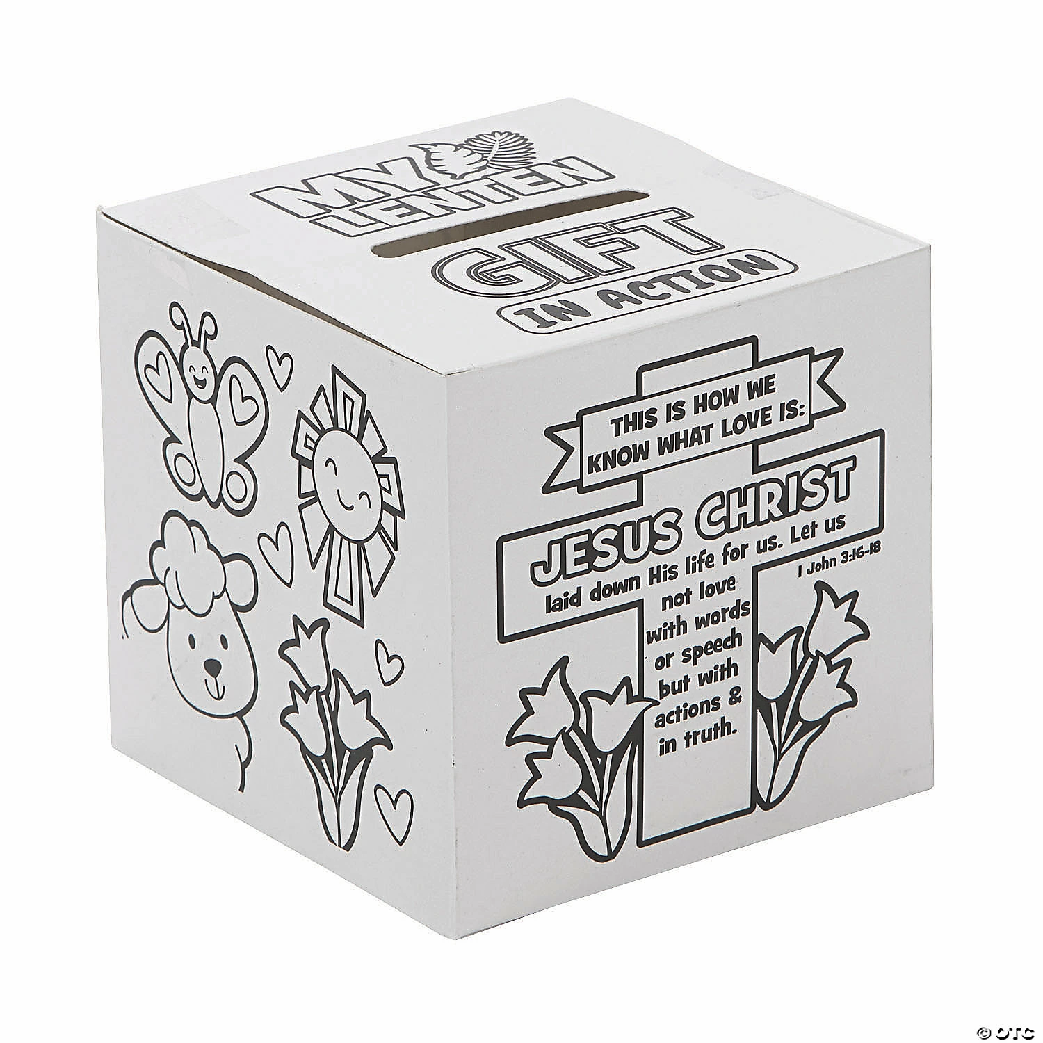 Deals 🤩 Color Your Own Lent Offering Boxes - 12 Pc. ❤️