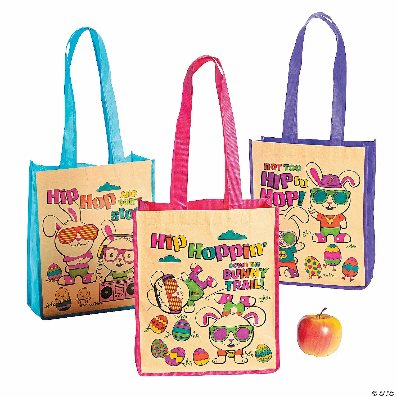 Deals ๐งจ Color Your Own Medium Easter Tote Bags - 12 Pc. ๐ฅฐ - Image 2