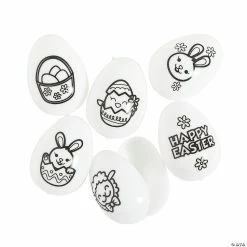 Outlet ๐ฏ Color Your Own Plastic Easter Eggs - 72 Pc. ๐