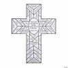 Best deal ⭐ Color Your Own Stained Glass Cross Lent Countdown Sheets - 12 Pc. 🤩