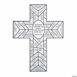 Best deal ⭐ Color Your Own Stained Glass Cross Lent Countdown Sheets - 12 Pc. 🤩