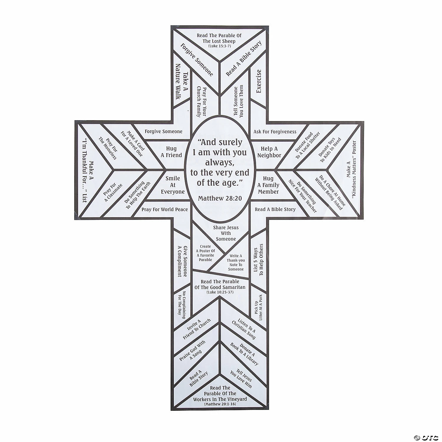Best deal β Color Your Own Stained Glass Cross Lent Countdown Sheets - 12 Pc. π€©