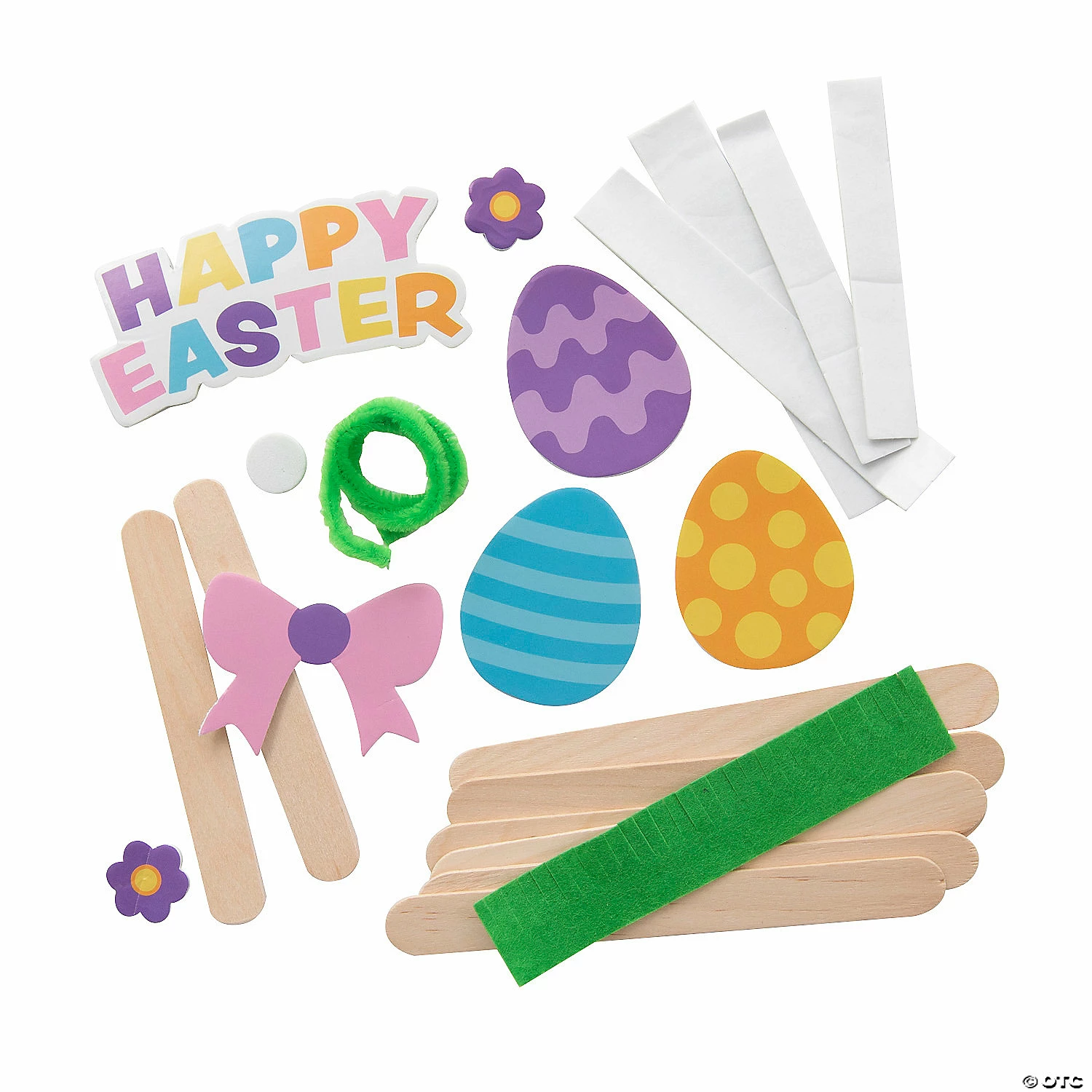 Budget β¨ Craft Stick Easter Basket Craft Kit - Makes 12 β€οΈ - Image 2