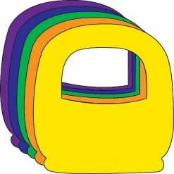 Wholesale 😍 Creative Shapes Etc. - Small Assorted Color Creative Foam Craft Cut-outs - Basket 😍