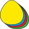 Cheap 🧨 Creative Shapes Etc. - Small Assorted Color Creative Foam Craft Cut-outs - Egg 🛒