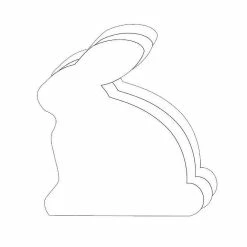 Coupon 💯 Creative Shapes Etc. - Small Single Color Creative Foam Craft Cut-outs - Rabbit 🔥
