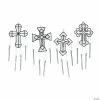 Outlet 🎁 Cross Suncatcher Wind Chimes - 12 Pc. 🎉