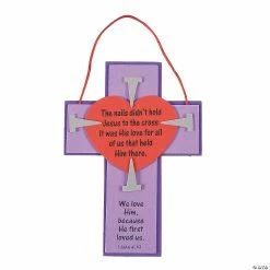 Wholesale 🌟 Cross with Nails Craft Kit- Makes 12 🛒