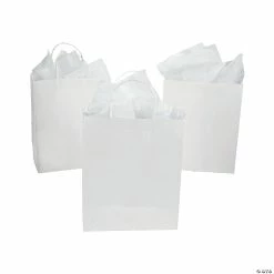 Top 10 🛒 DIY Large White Gift Bags - 12 Pc. 😀
