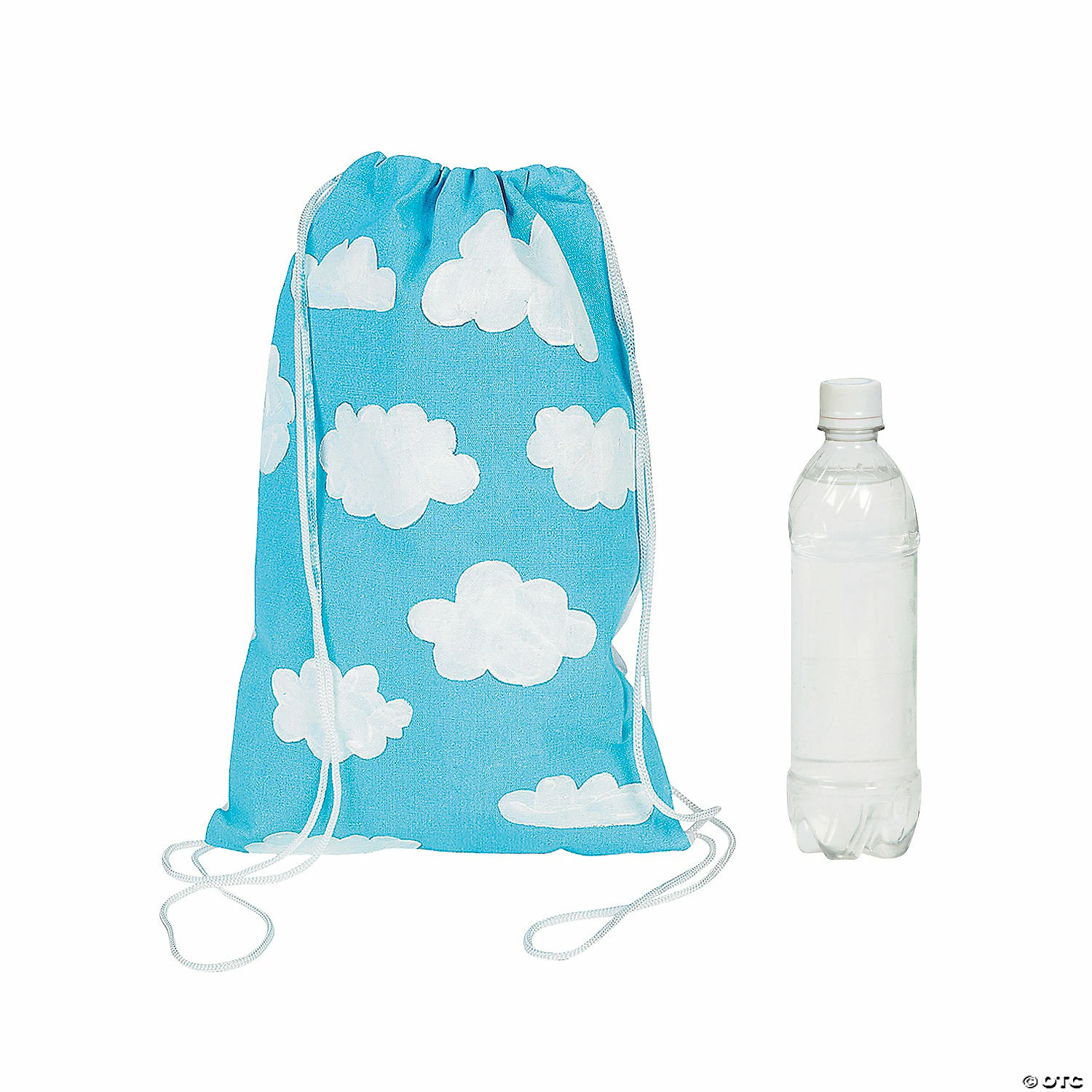 New ❤️ DIY Medium White Canvas Drawstring Bags - 48 Pc. 🛒 - Image 2