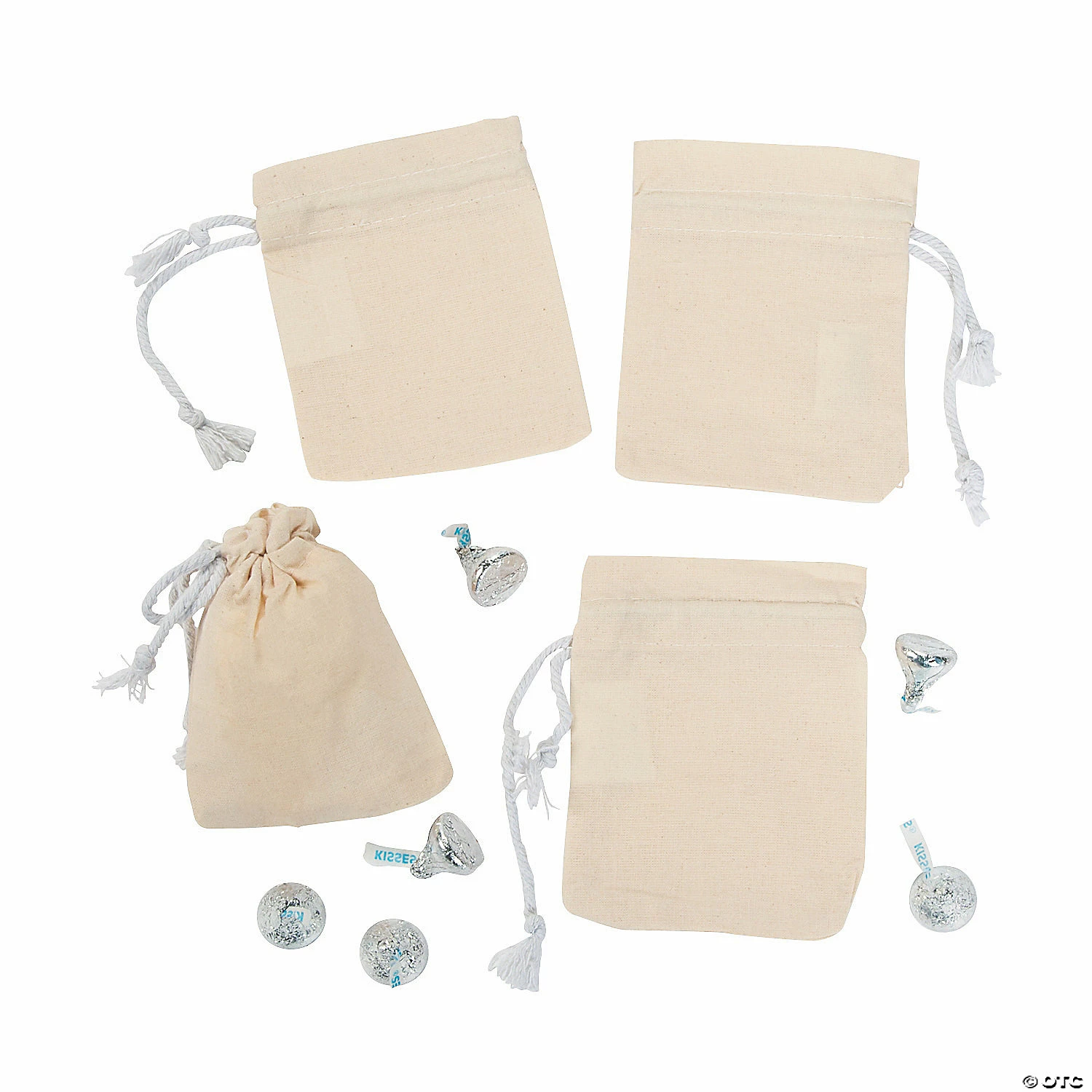 Cheap ๐ DIY Mini Canvas Drawstring Bags - 48 Pc. ๐ - Image 2