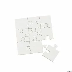 Cheap π DIY Puzzles - 4" x 4" - 24 Pc. π