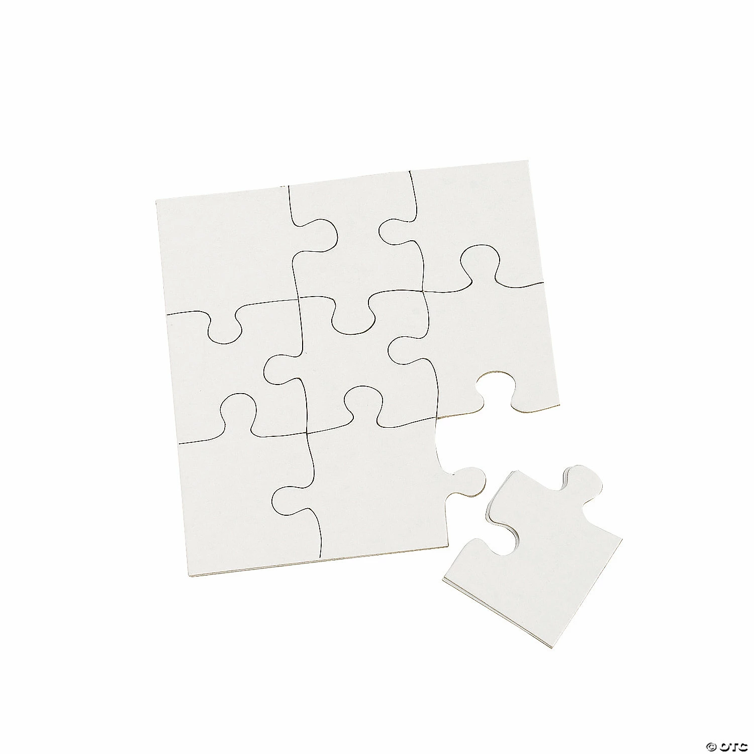 Cheap 🎁 DIY Puzzles - 4" x 4" - 24 Pc. 🎁