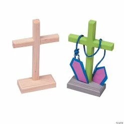 Hot Sale ⭐ DIY Unfinished Wood Crosses - 12 Pc. 💯