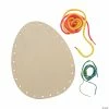 Hot Sale ⭐ DIY Unfinished Wood Easter Egg Lacing Craft Kit – Makes 6 ⌛