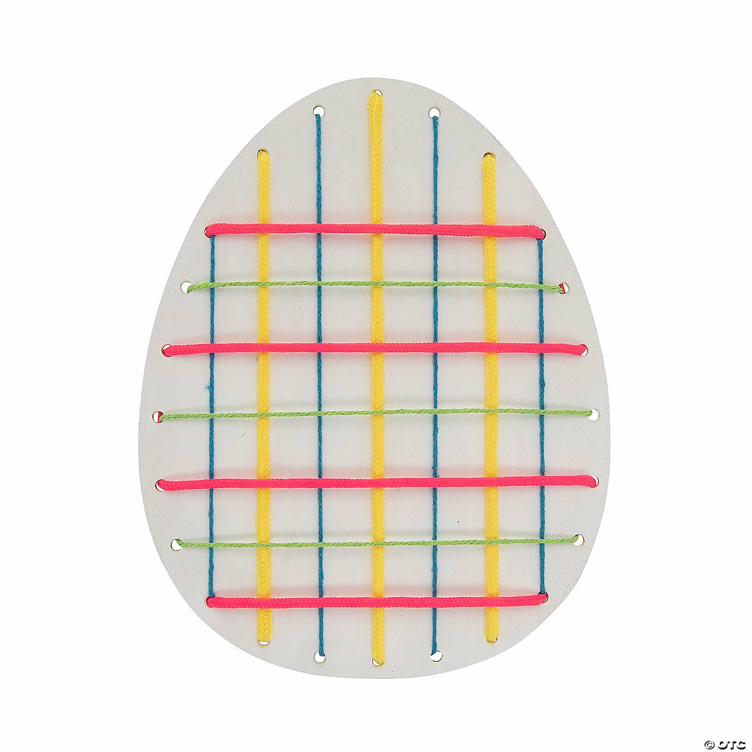 Hot Sale โญ DIY Unfinished Wood Easter Egg Lacing Craft Kit โ Makes 6 โ - Image 2