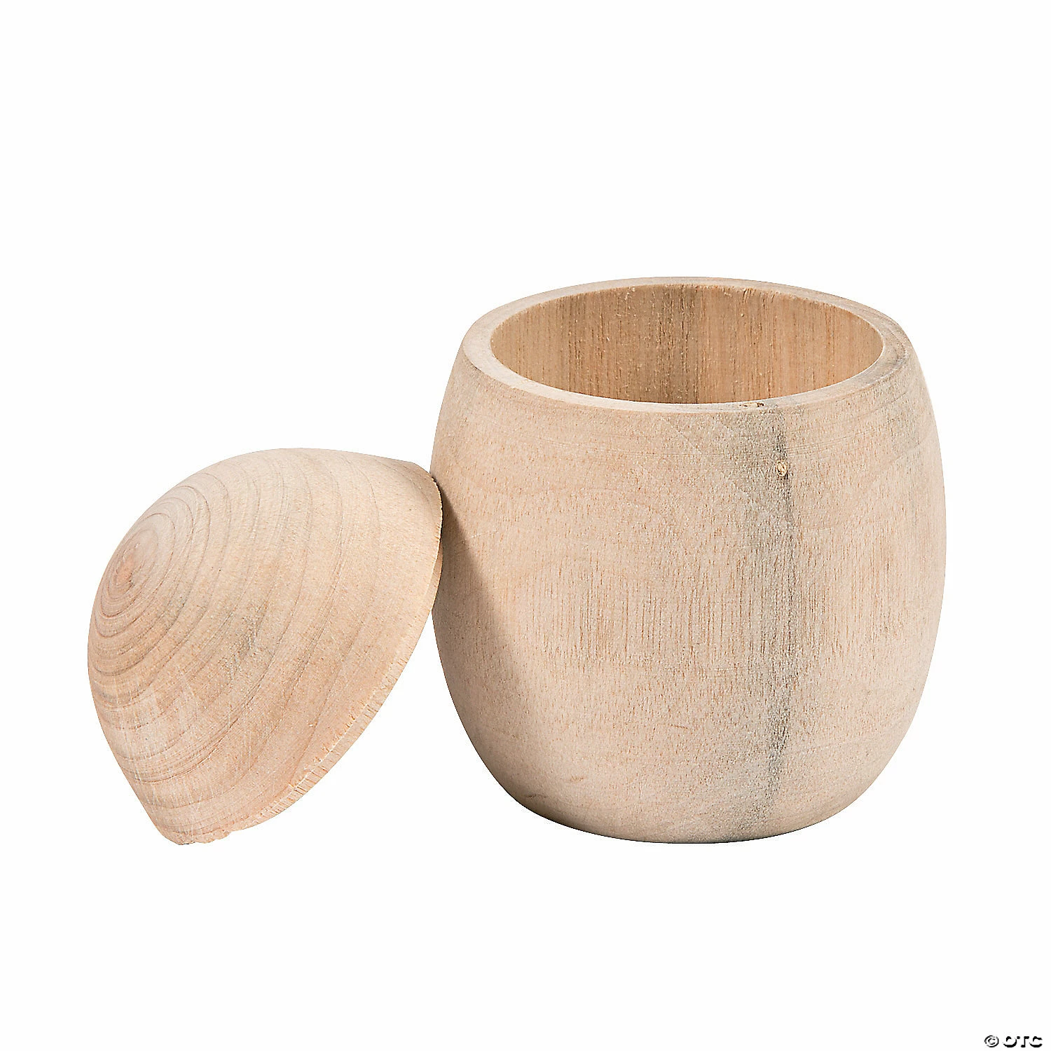 Hot Sale ⌛ DIY Unfinished Wood Eggs with Lids - 12 Pc. 👏 - Image 3