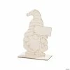 Best Pirce 🎁 DIY Unfinished Wood Gnomes with Sign Stand-Up - 12 Pc. ⌛