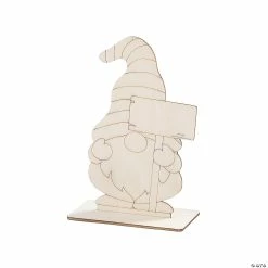 Best Pirce 🎁 DIY Unfinished Wood Gnomes with Sign Stand-Up - 12 Pc. ⌛