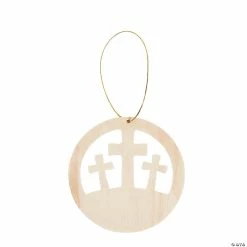 Best deal 😉 DIY Unfinished Wood Resurrection Crosses Ornaments - Makes 12 👏