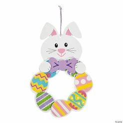 Brand new ⌛ Easter Bunny Wreath Craft Kit- Makes 12 👏