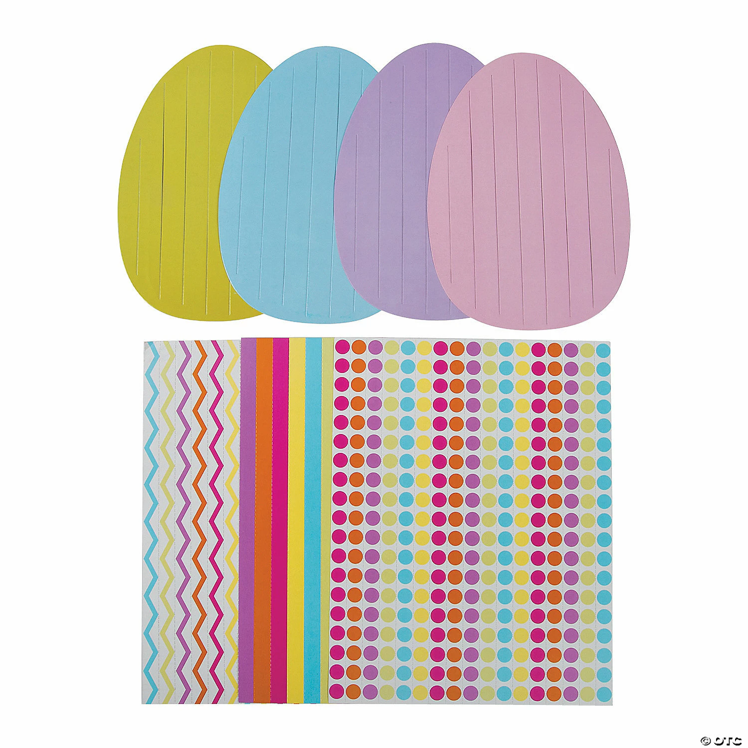 Best Sale 😀 Easter Egg Weaving Mat Craft Kit - Makes 24 🥰 - Image 2