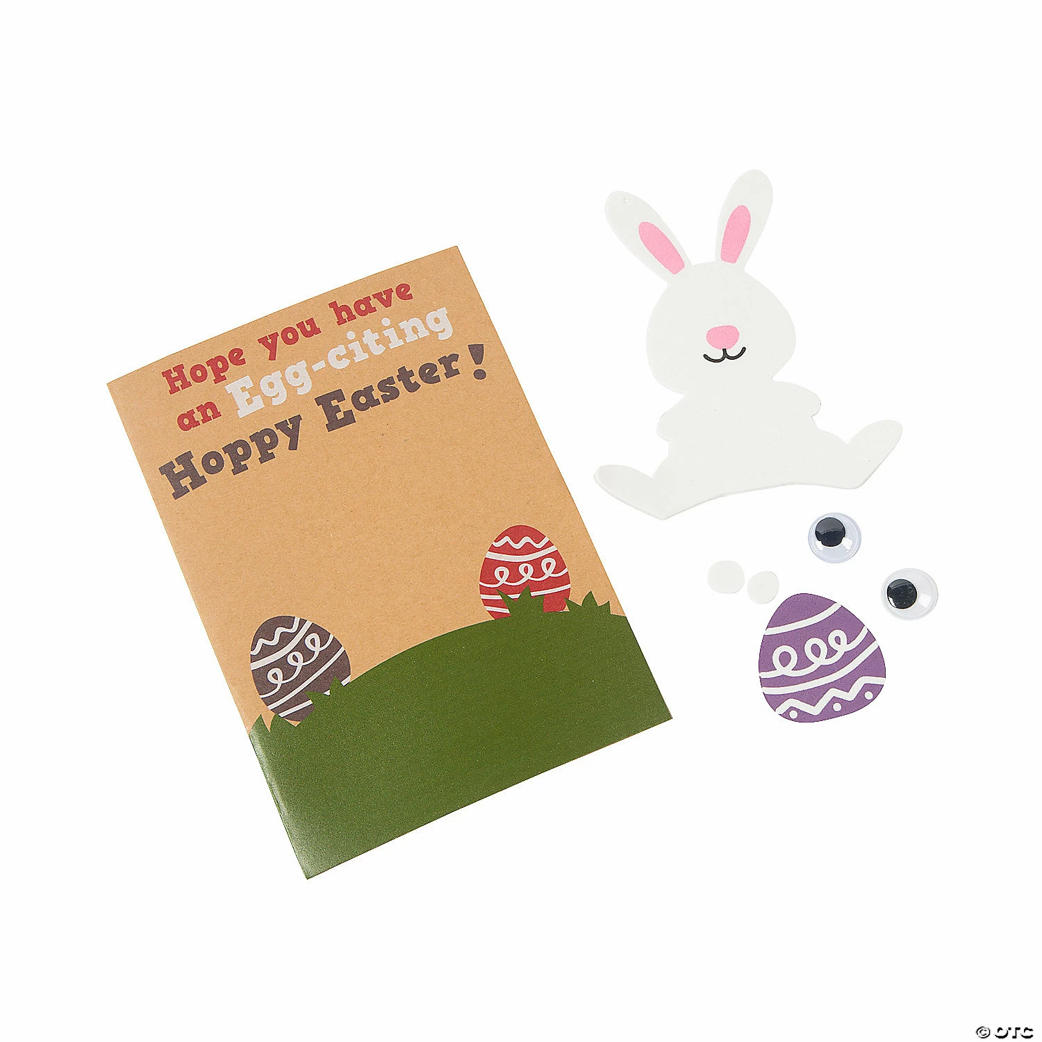 Hot Sale π Easter Kraft Paper Card Craft Kit - 12 Pc. π - Image 2