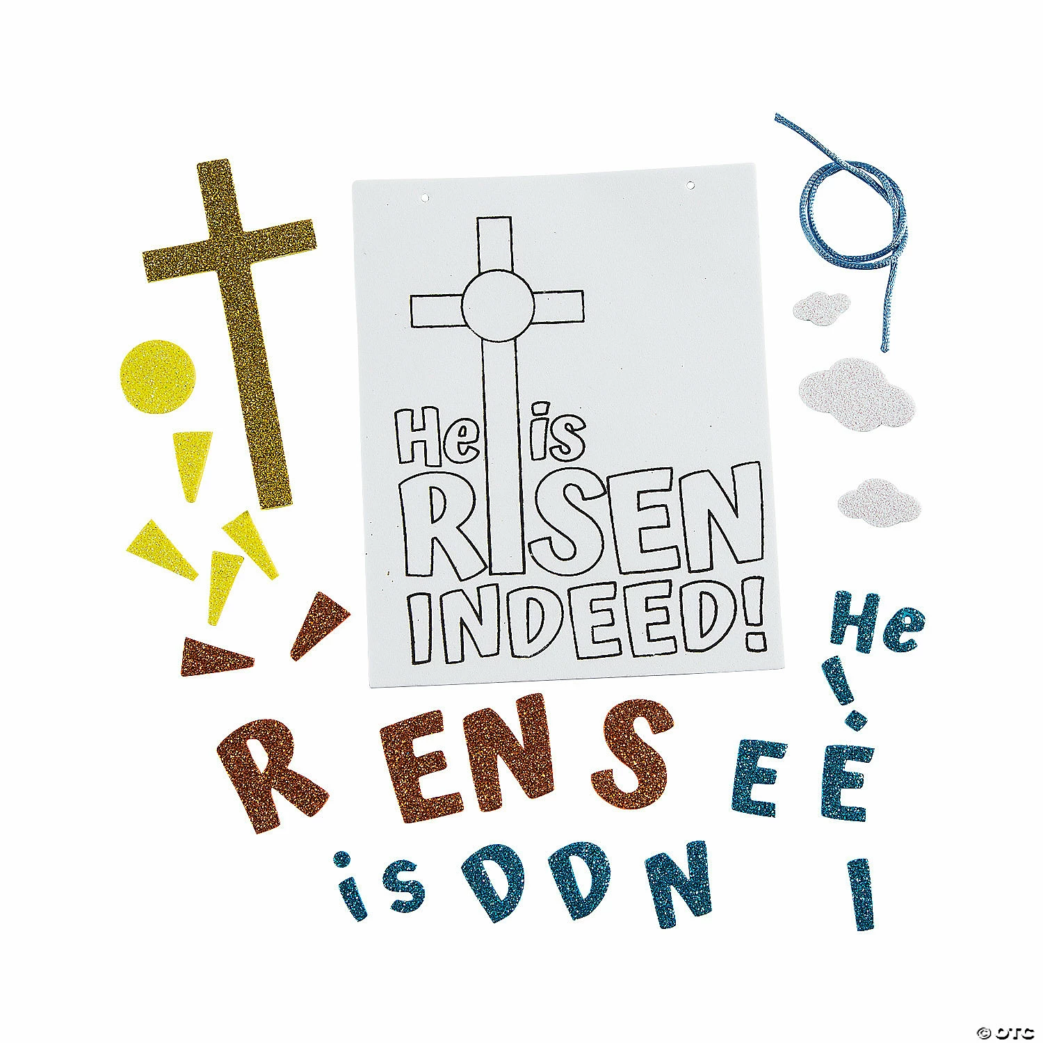 Flash Sale โญ He Is Risen Sign Craft Kit - Makes 12 โ