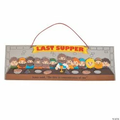 Flash Sale ๐ฅ Jesus & Disciples Last Supper Sign Craft Kit- Makes 12 ๐ฏ