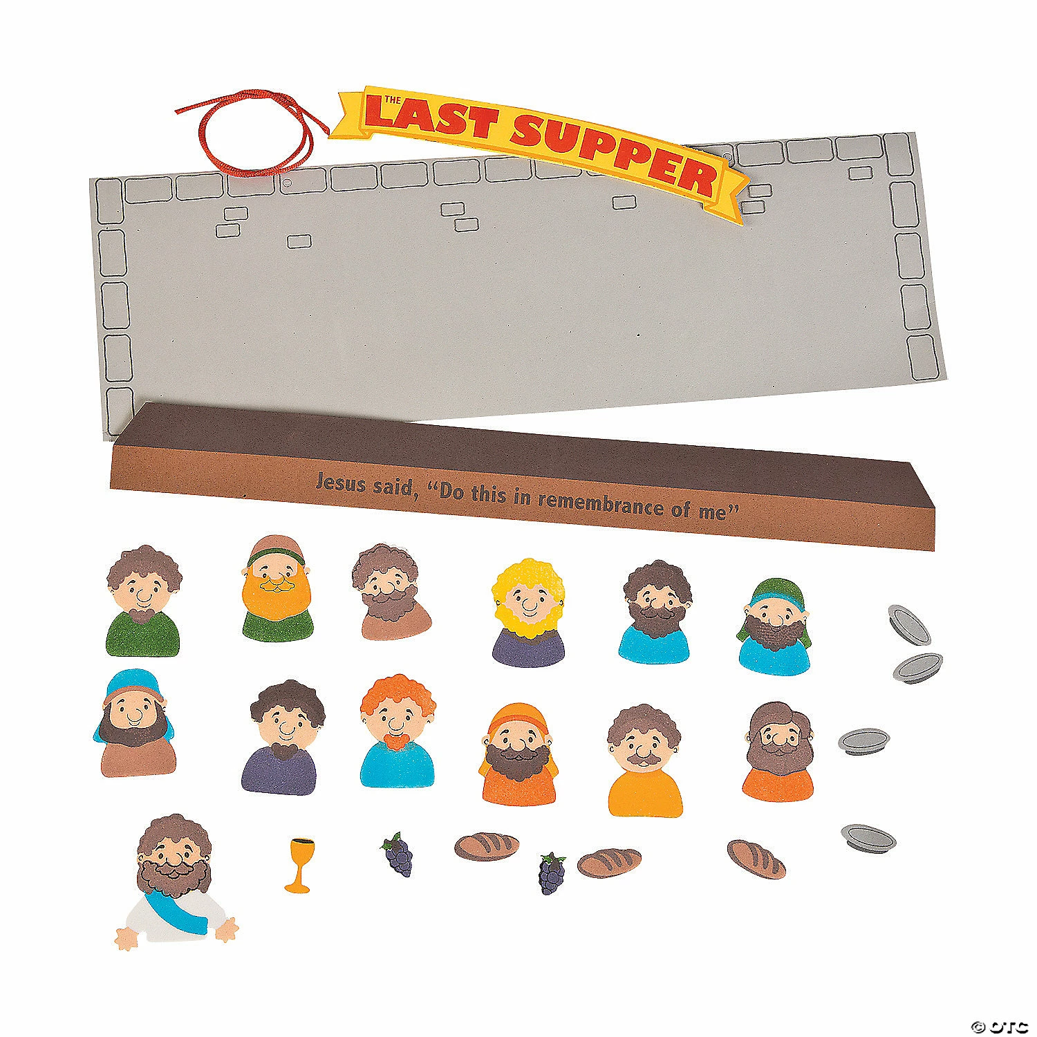 Flash Sale ๐ฅ Jesus & Disciples Last Supper Sign Craft Kit- Makes 12 ๐ฏ - Image 2