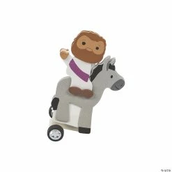 Coupon ✨ Jesus on Donkey Pull-Back Craft Kit - Makes 12 ✨
