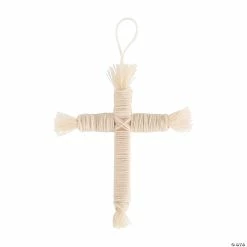Cheapest βοΈ MacramΓ© Cross Ornament Craft Kit - Makes 12 β