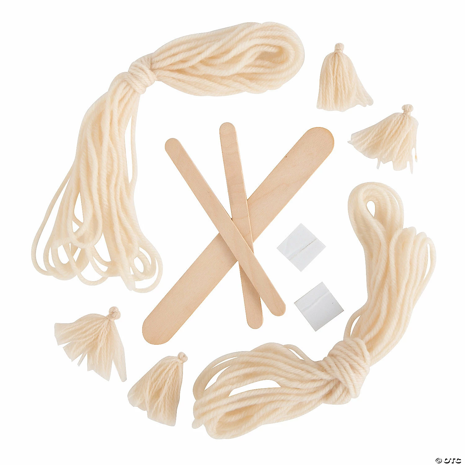 Cheapest ✔️ Macramé Cross Ornament Craft Kit - Makes 12 ⌛ - Image 2