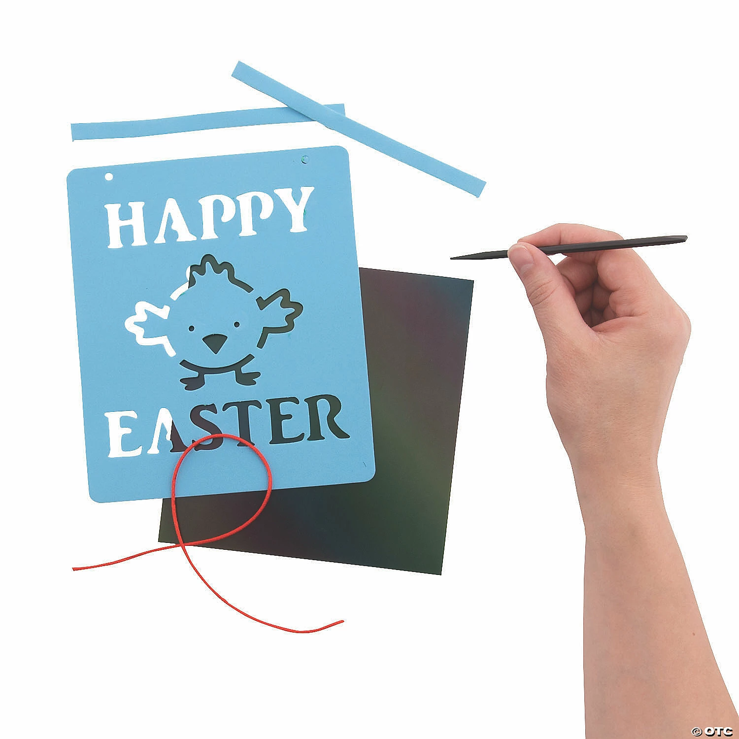 Flash Sale ⭐ Magic Color Scratch Easter Suncatchers - 12 Pc. 🔔 - Image 2