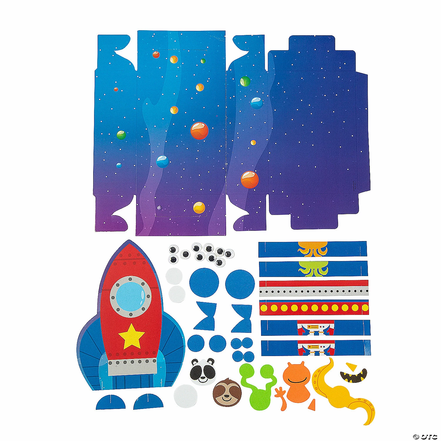 Cheapest ๐ Outer Space Scene Egg Decorating Craft Kit - Makes 1 ๐ - Image 2