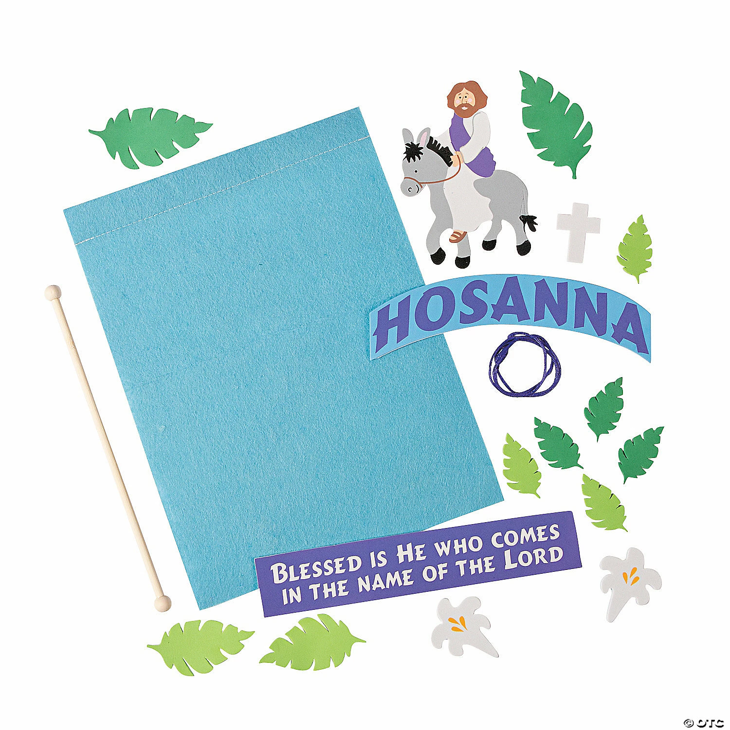 Best Pirce 🎉 Palm Sunday Banner Craft Kit- Makes 12 😍 - Image 2