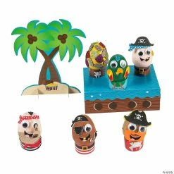 Buy 👏 Pirate Scene Egg Decorating Craft Kit – Makes 1 ⭐