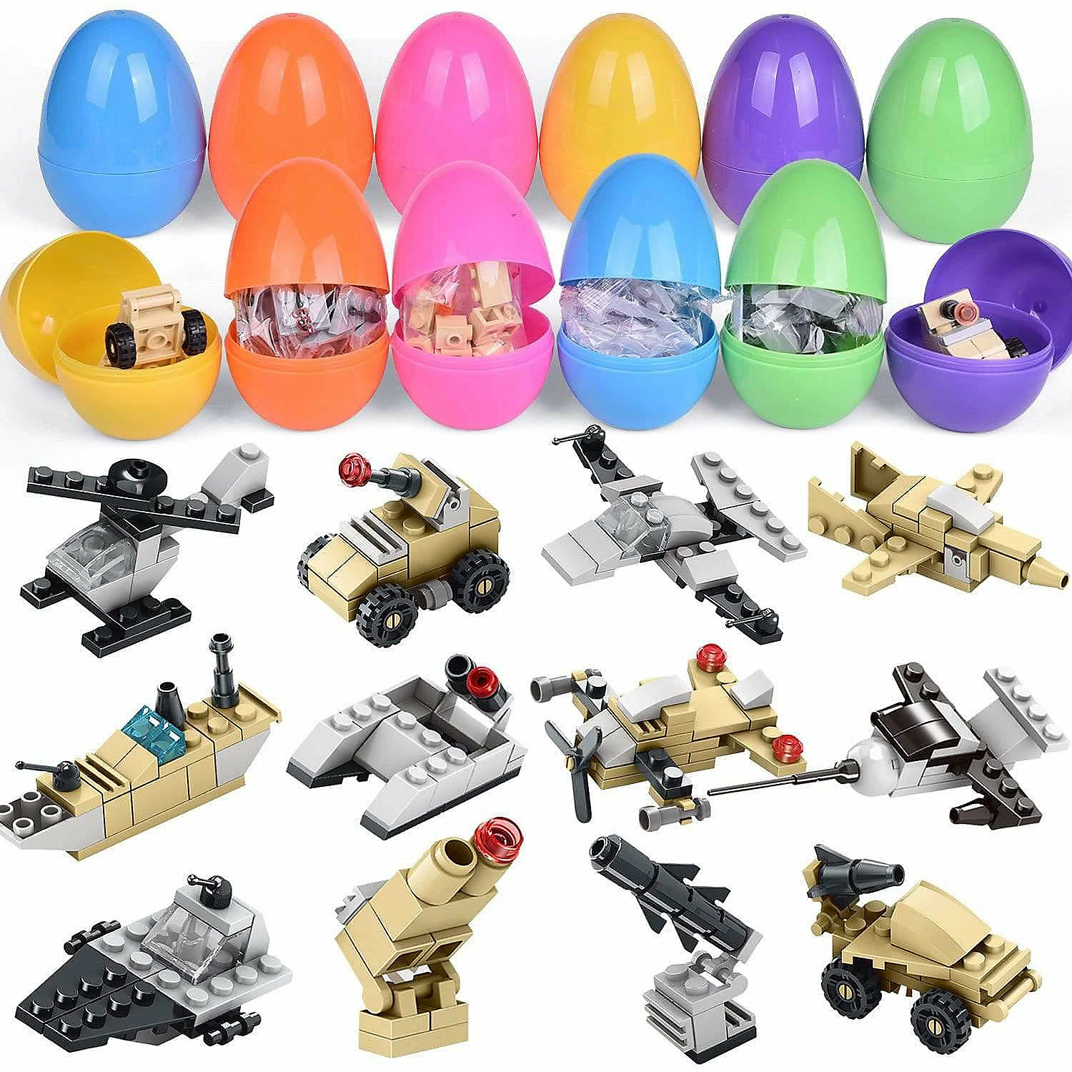 Best Sale π₯ PopFun-Military Vehicles Building Blocks Easter Eggs β¨