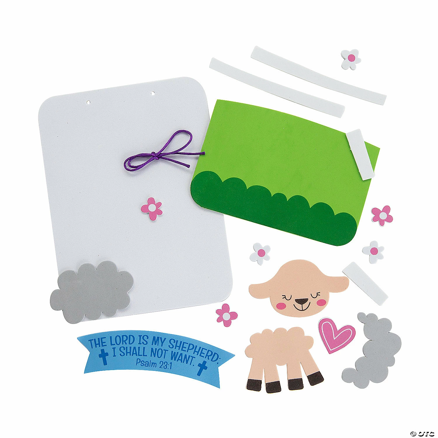 Wholesale π Psalm 23:1 Sign Craft Kit - Makes 12 π - Image 2