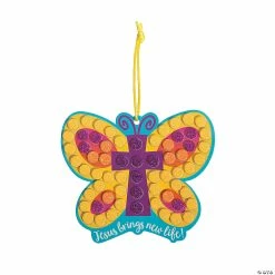 Best Sale 💯 Religious Butterfly Mosaic Craft Kit - Makes 12 😍